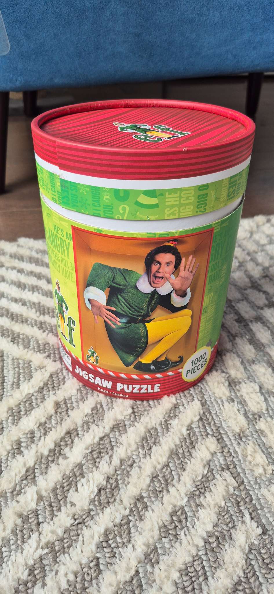 Buddy The Elf Christmas Puzzle, EUC