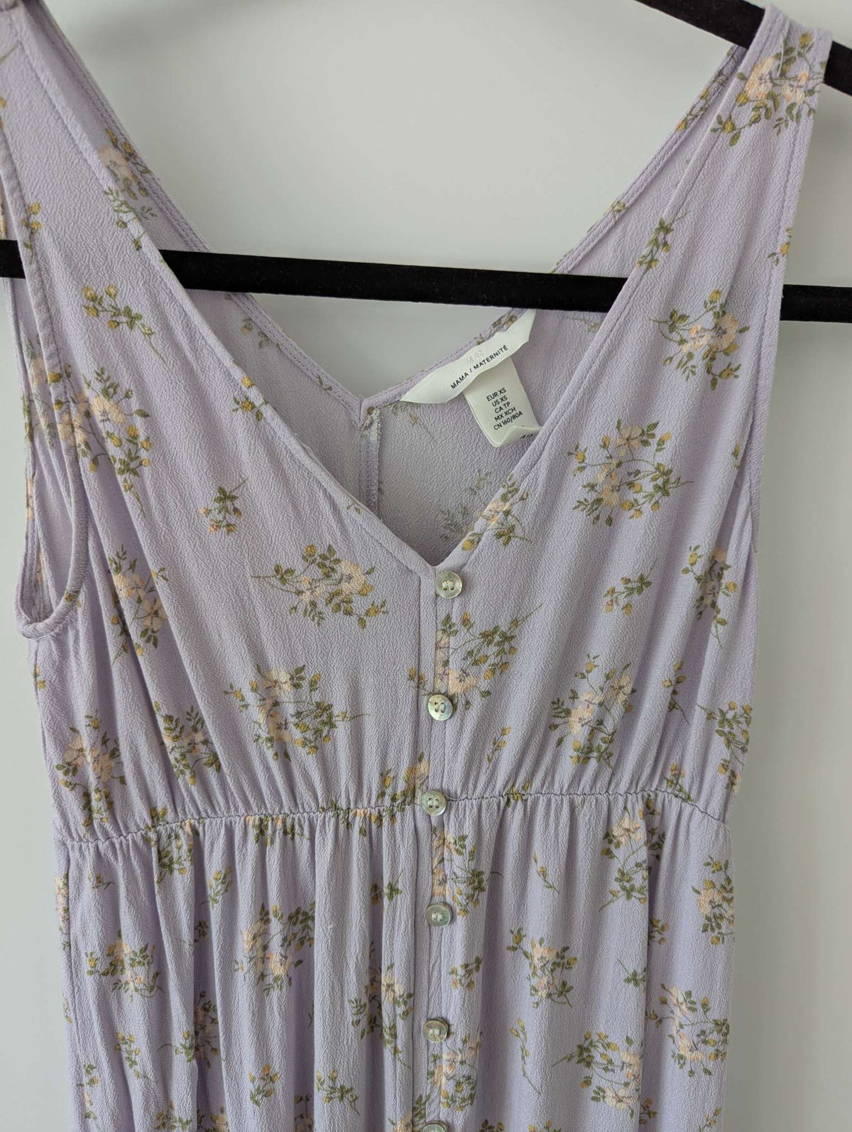 H&M MAMA  floral dress, Maternity XS (0-2)