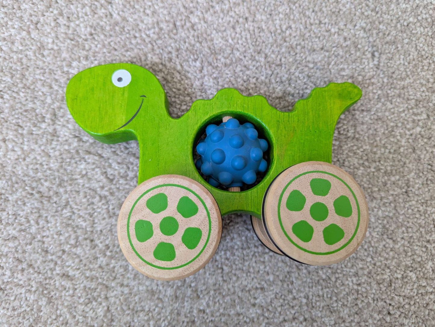 Dinosaur push toy