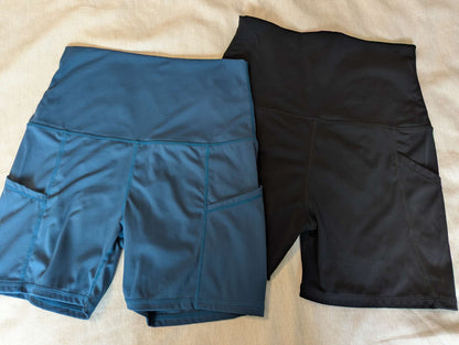 Maternity bike shorts bundle, Maternity S (4-6)