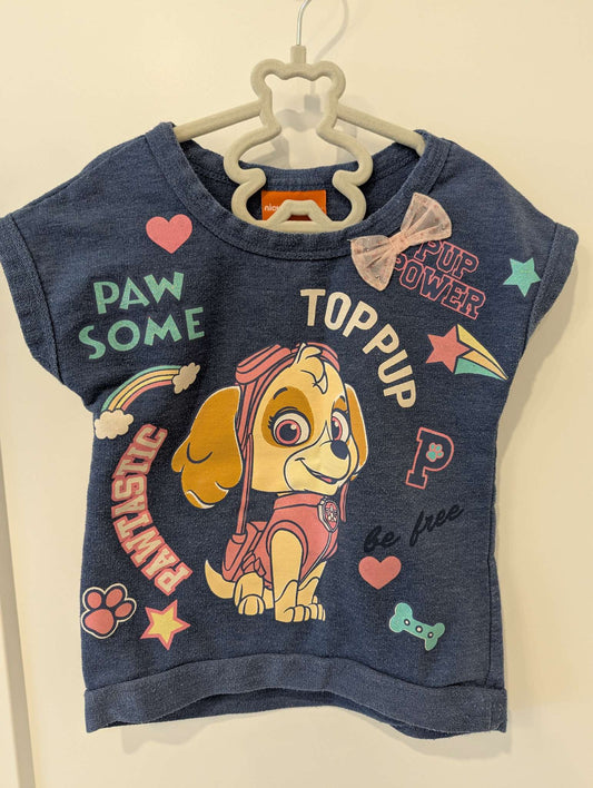 Girl's paw patrol shirt, Kids 3T