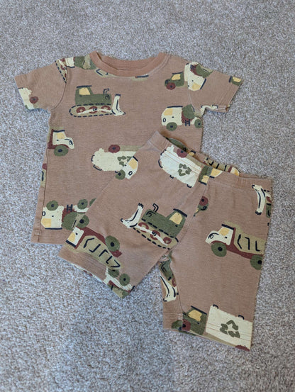 Vehicle pajama set , Kids 2T