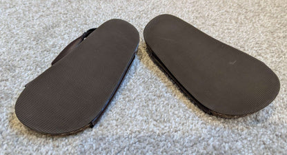 Brown strap sandals , Shoes 6 (Walkers:12-24 mth)