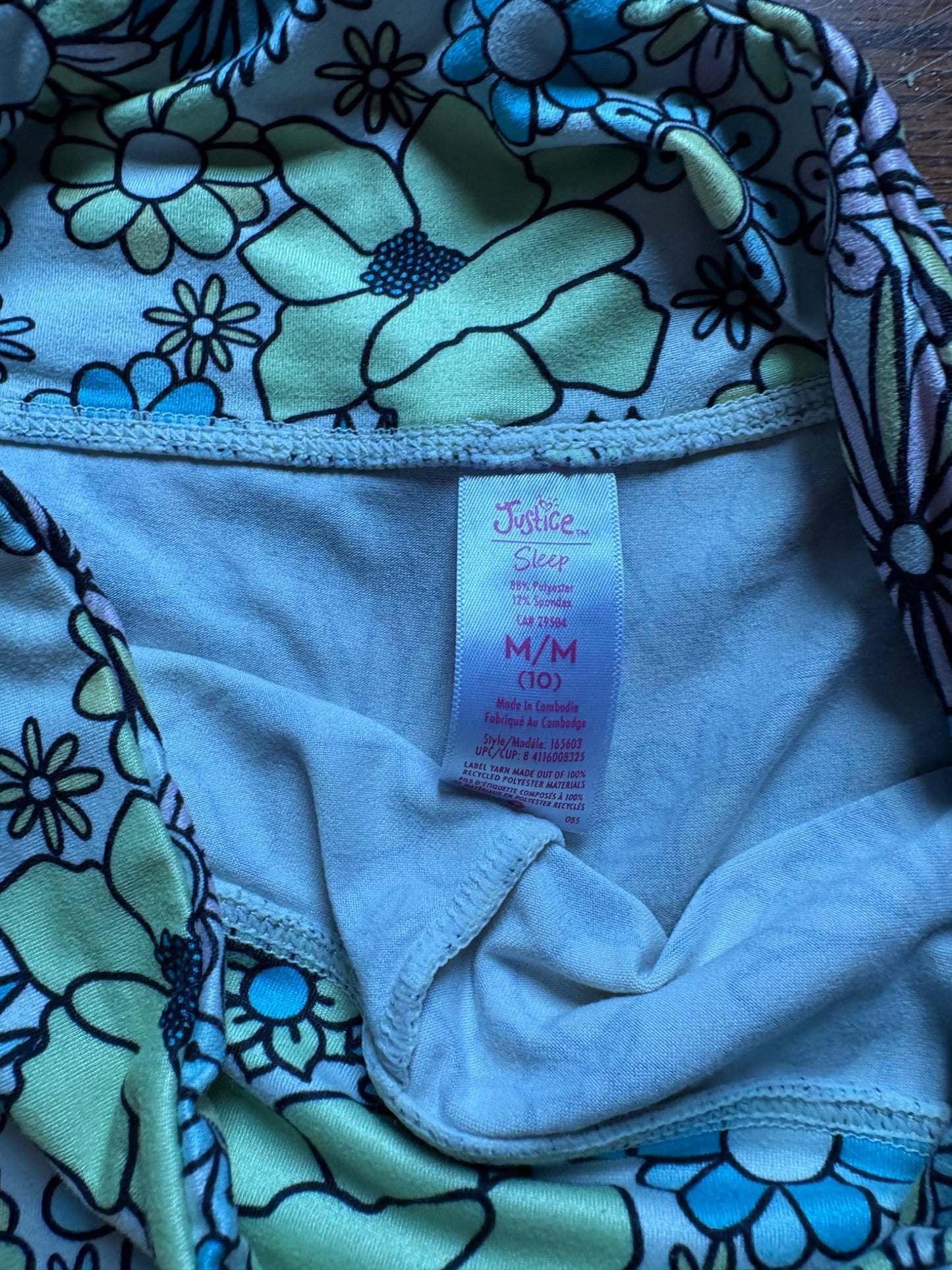 Justice Pjs size 10, Kids 10