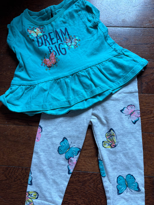 Carters matching set 9 months , Kids 9 Month (6-9M)