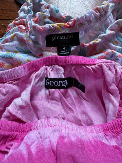 Picapino and George Rompers 4T, Kids 4/4T