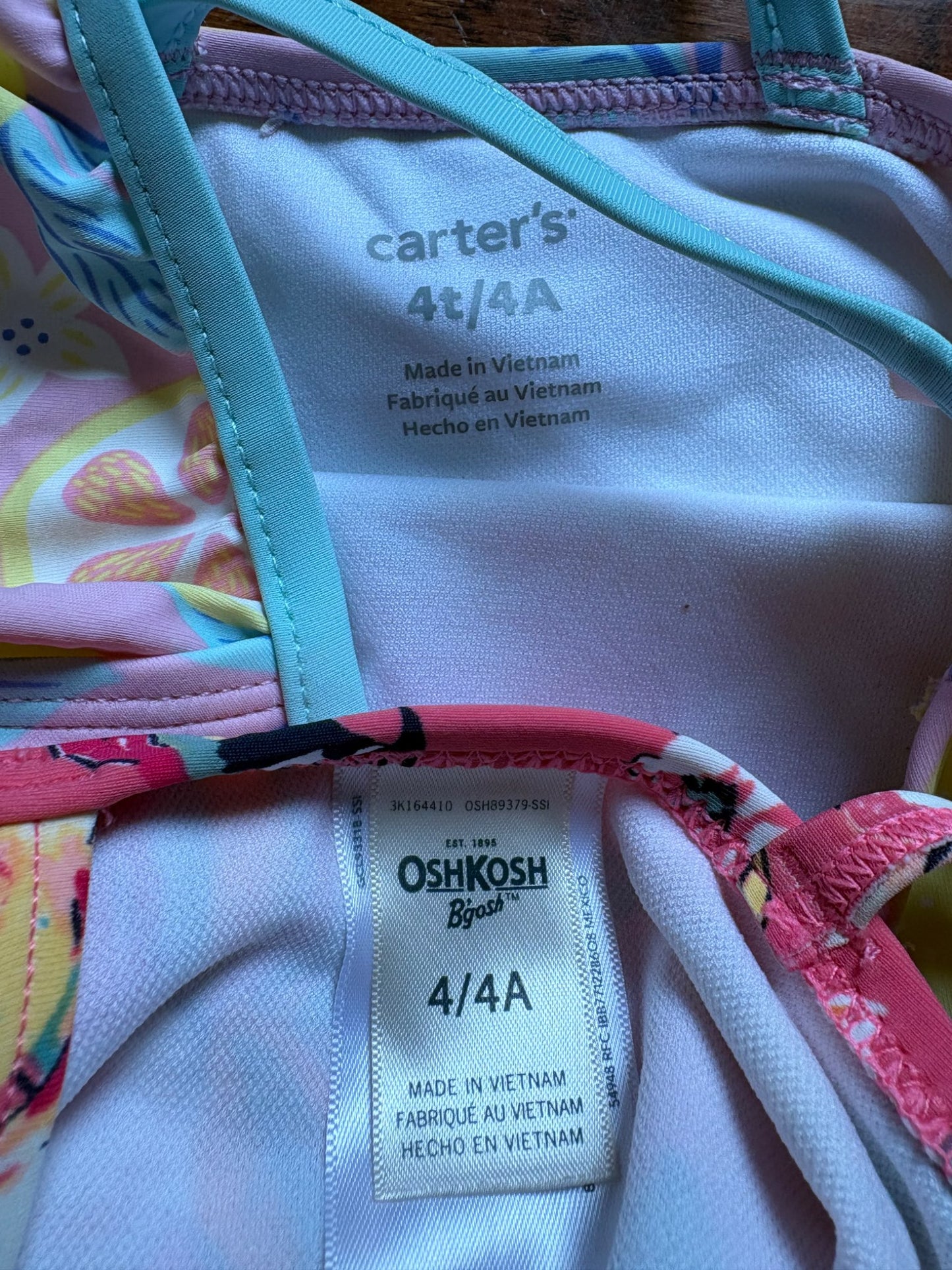 Carters 4T swimsuits, Kids 4/4T