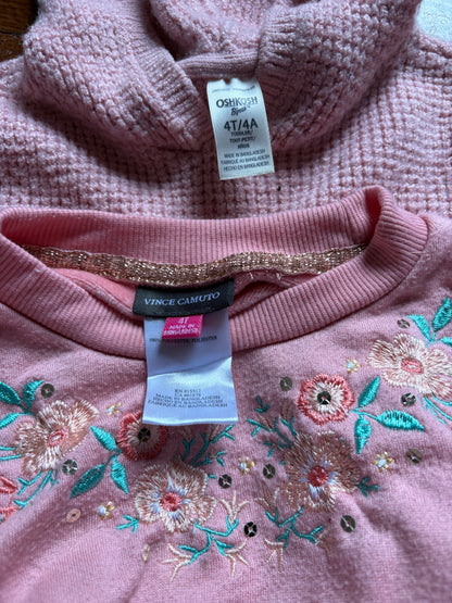 Pink Sweaters 4T, Kids 4/4T