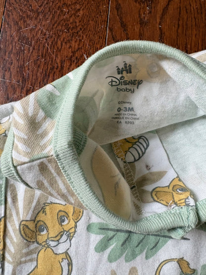 Disney Baby Lion King Romper 0-3 months , Kids 3 Month (0-3M)
