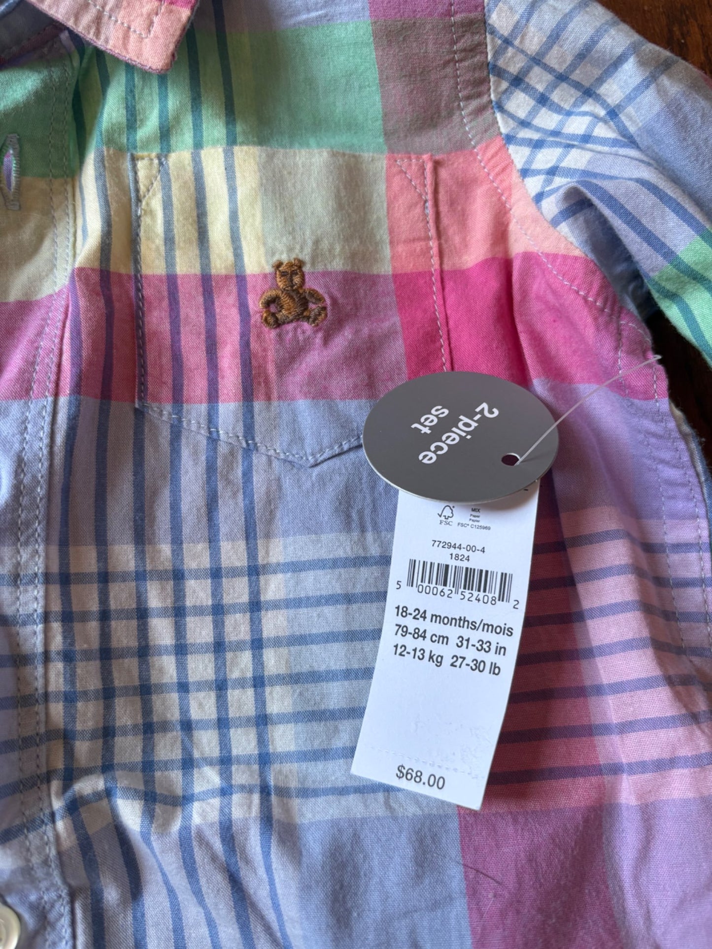 Baby Gap Dress Shirt 18 months , Kids 24 Month (18-24M)