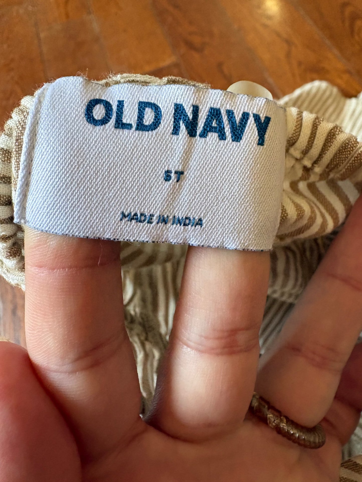Old Navy Pinstriped Romper 5T