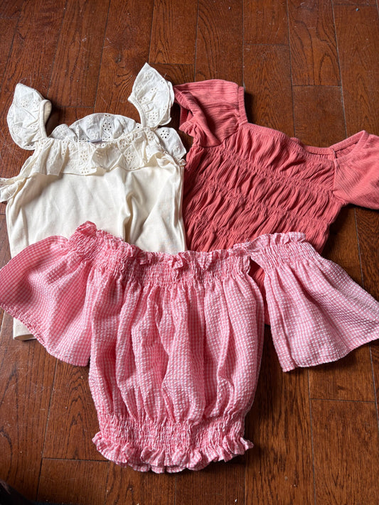 3 summer Old Navy Shirts , Kids 6/6X