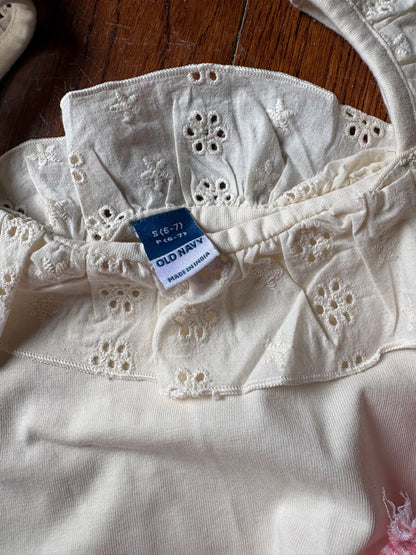 3 summer Old Navy Shirts , Kids 6/6X