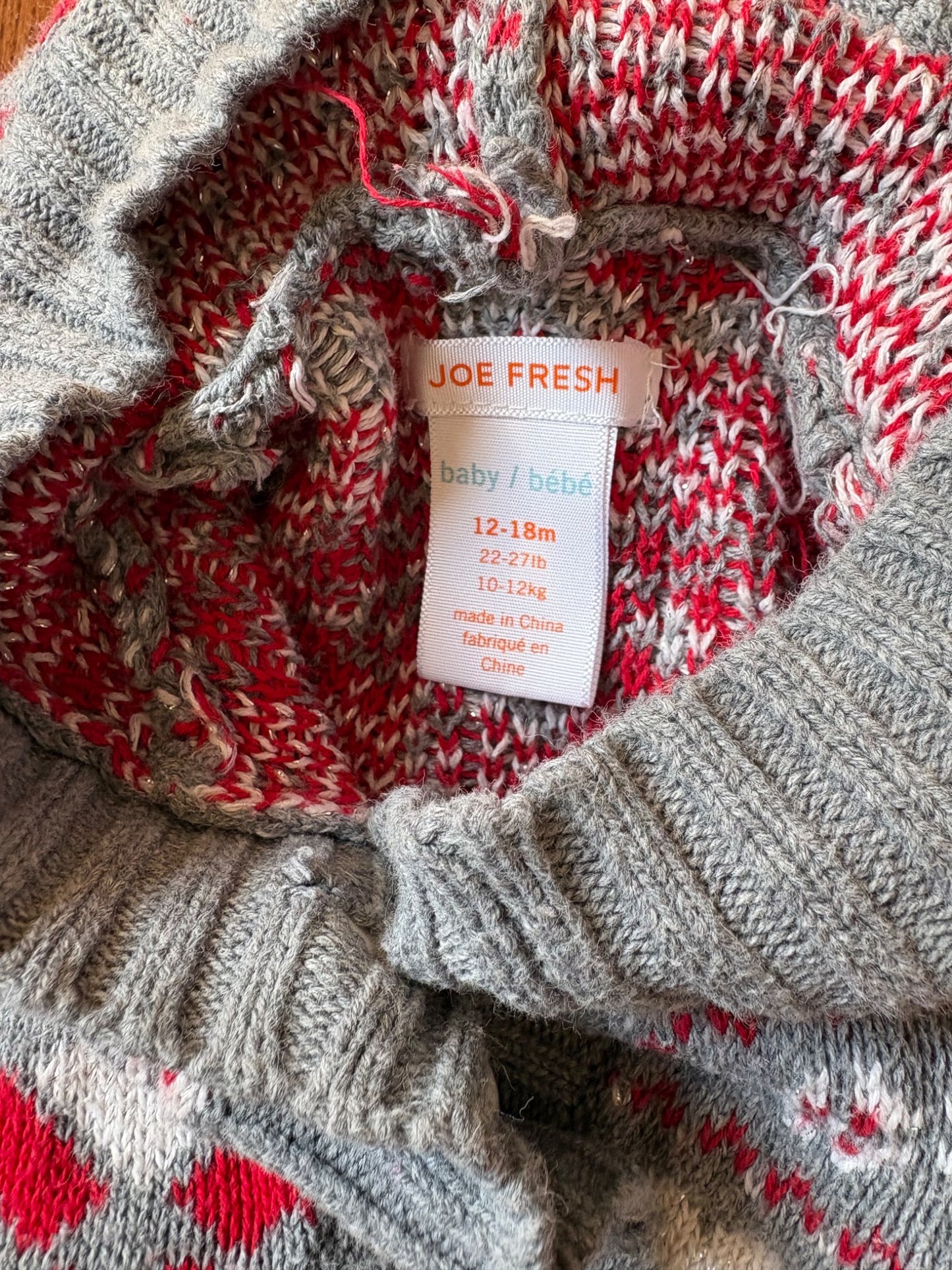 Joe Fresh Sweater 12-18 months , Kids 18 Month (12-18M)
