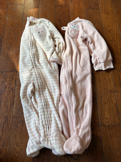 Carters Fleece Pjs 9 months , Kids 9 Month (6-9M)