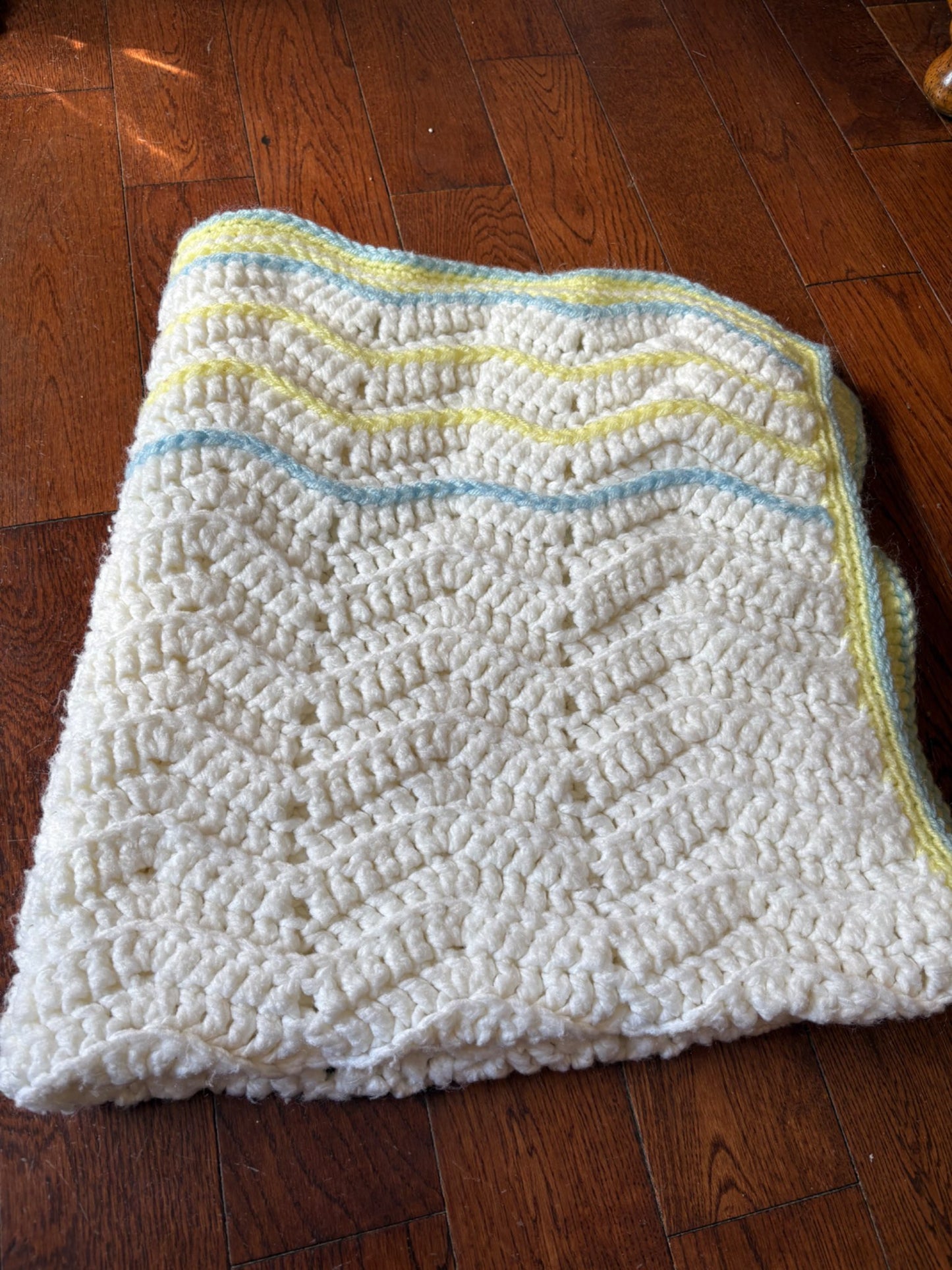 Homemade Knitted Baby Blanket