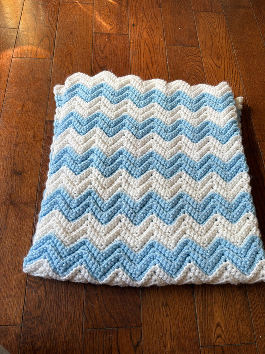 Homemade Knitted Baby Blanket