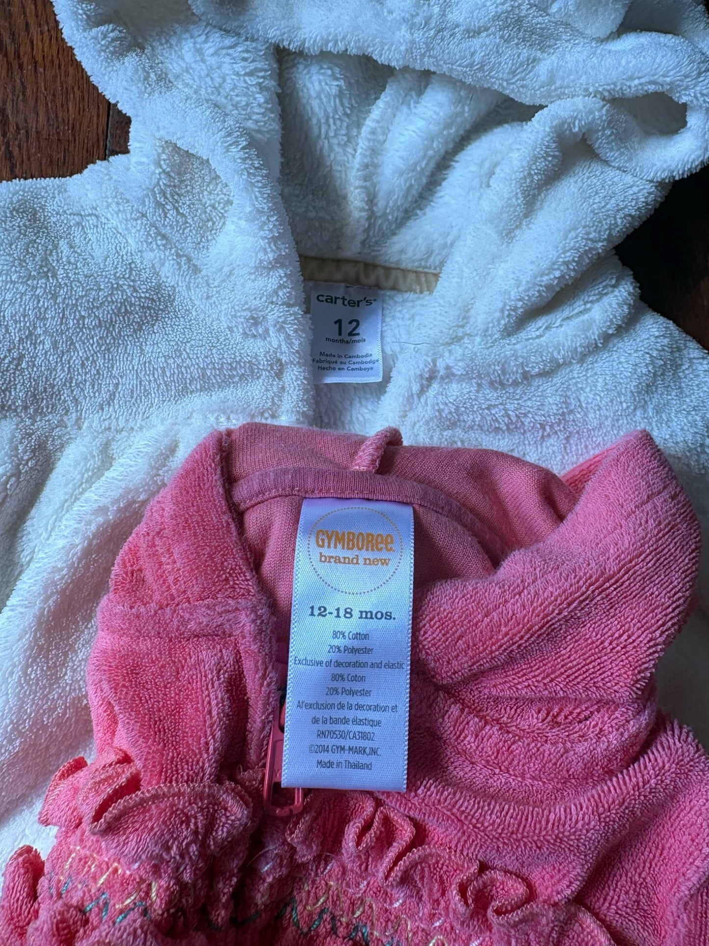 Carters Vest and Gymboree Jacket 12 months