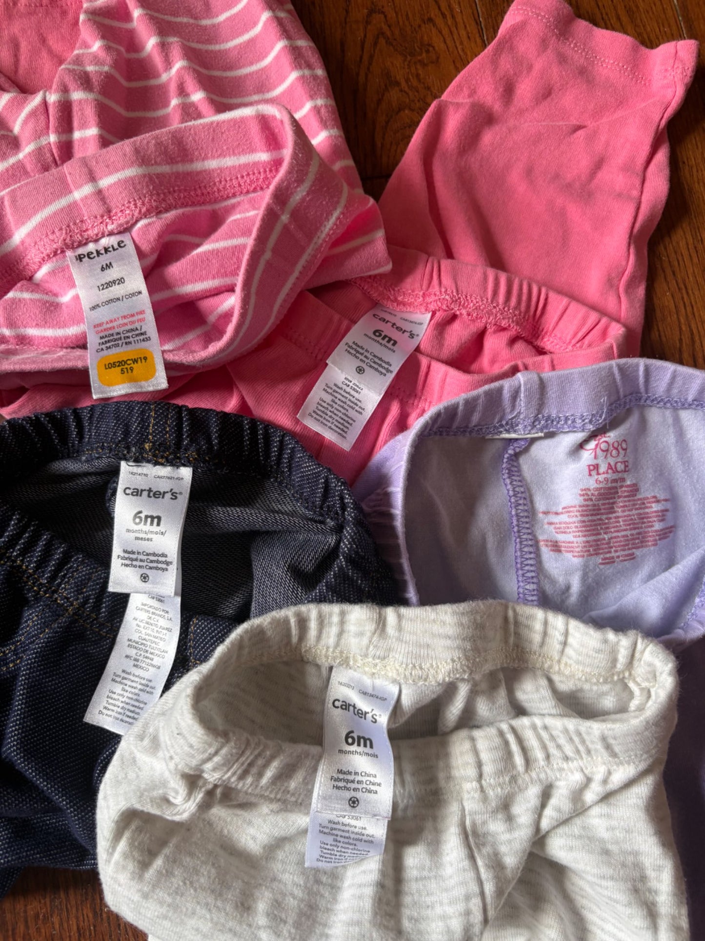 5 baby pants 6 months , Kids 6 Month (3-6M)