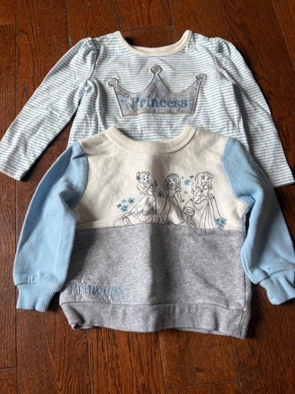 Disney Princess shirts 3 months , Kids 6 Month (3-6M)