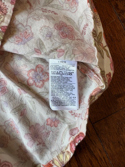Old Navy Floral Shirt 5T, Kids 5/5T