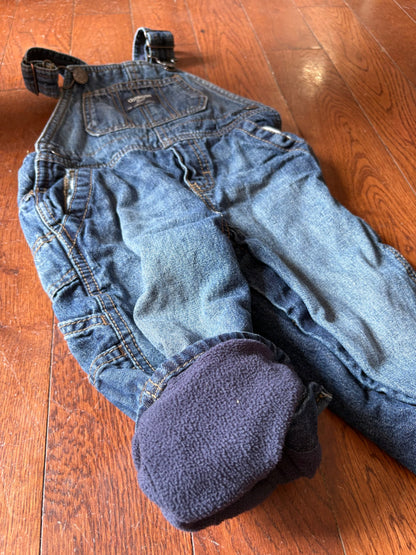 Osh Kosh Overalls with fleece 12 months , Kids 12 Month (9-12M)