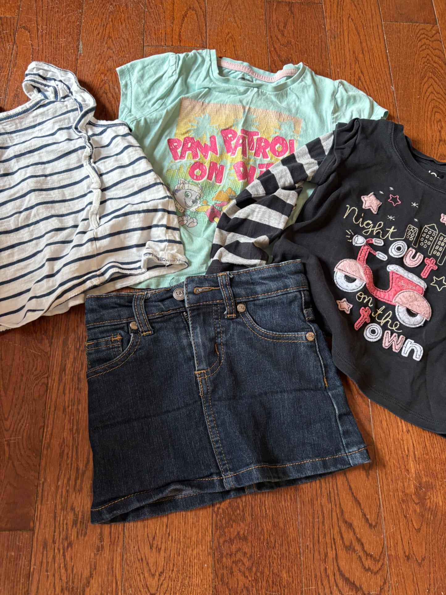 Mixed Shirts and a Skirt 3T, Kids 3T
