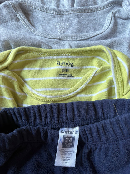 2 onesies and pants 24 months , Kids 24 Month (18-24M)