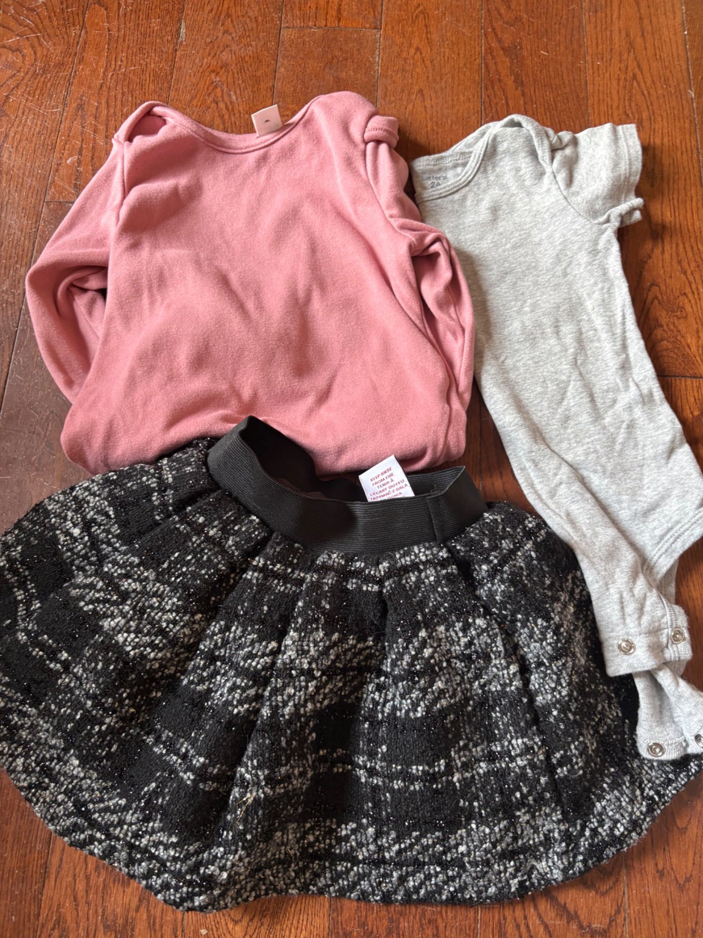 2 Onesies and Skirt 2T, Kids 2T