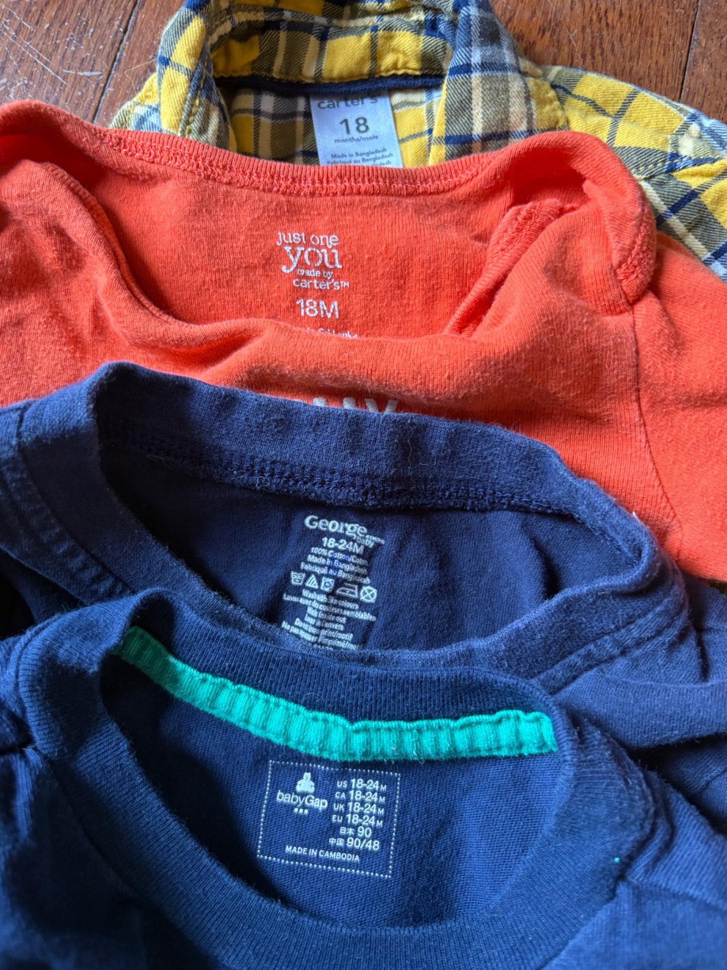 Mixed Bundle of Shirts 18 months , Kids 18 Month (12-18M)