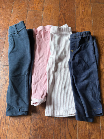 4 pants 9 months , Kids 9 Month (6-9M)