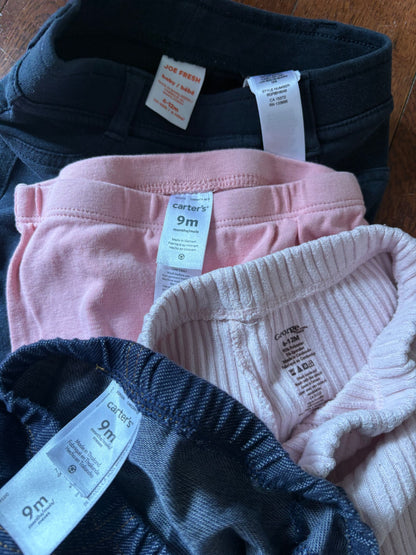 4 pants 9 months , Kids 9 Month (6-9M)