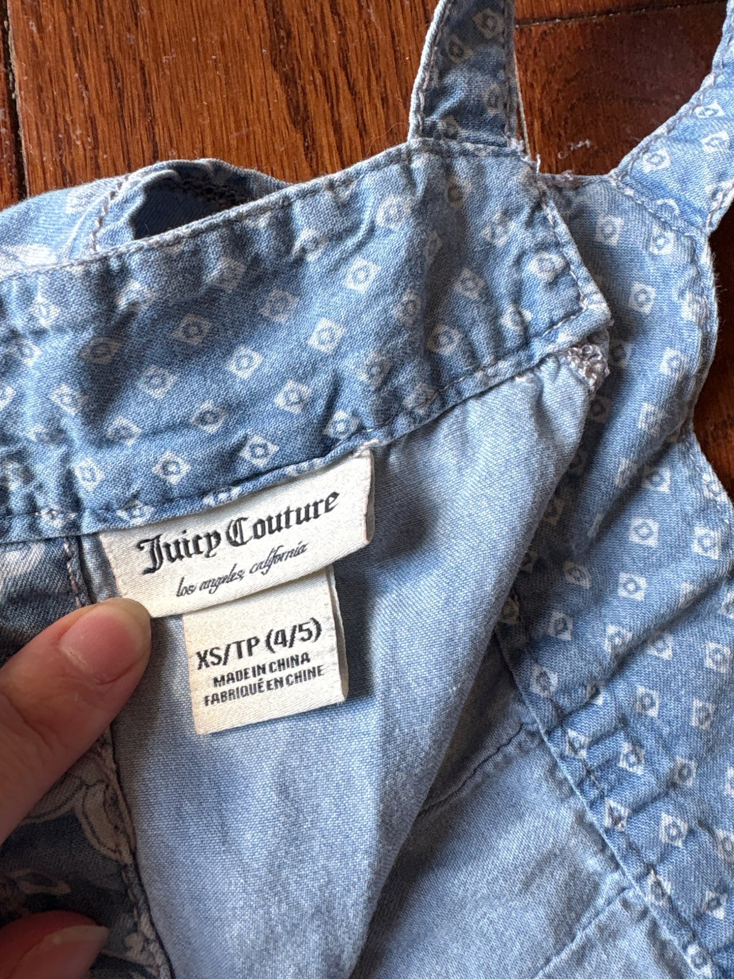 Juicy Couture Romper size 4-5 , Kids 4/4T