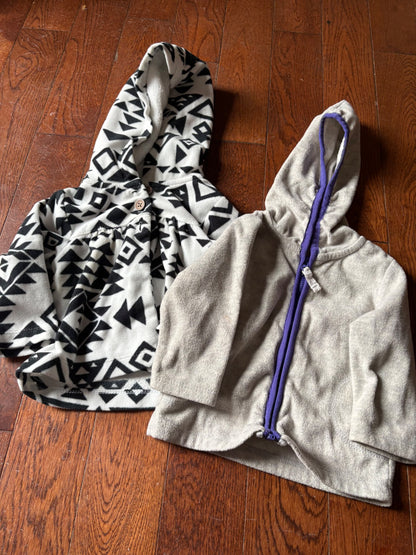 Carters fleece jackets 9 months , Kids 9 Month (6-9M)