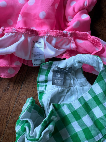 3 dresses 6-12 months , Kids 9 Month (6-9M)