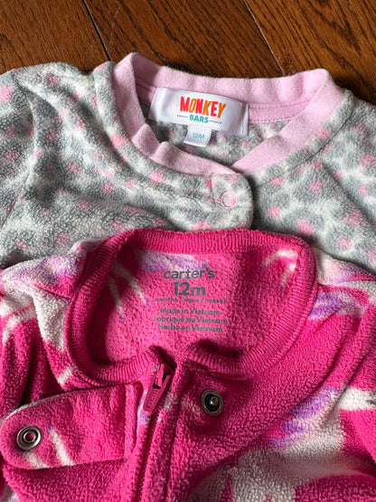 Fleece Pjs 12 months , Kids 12 Month (9-12M)