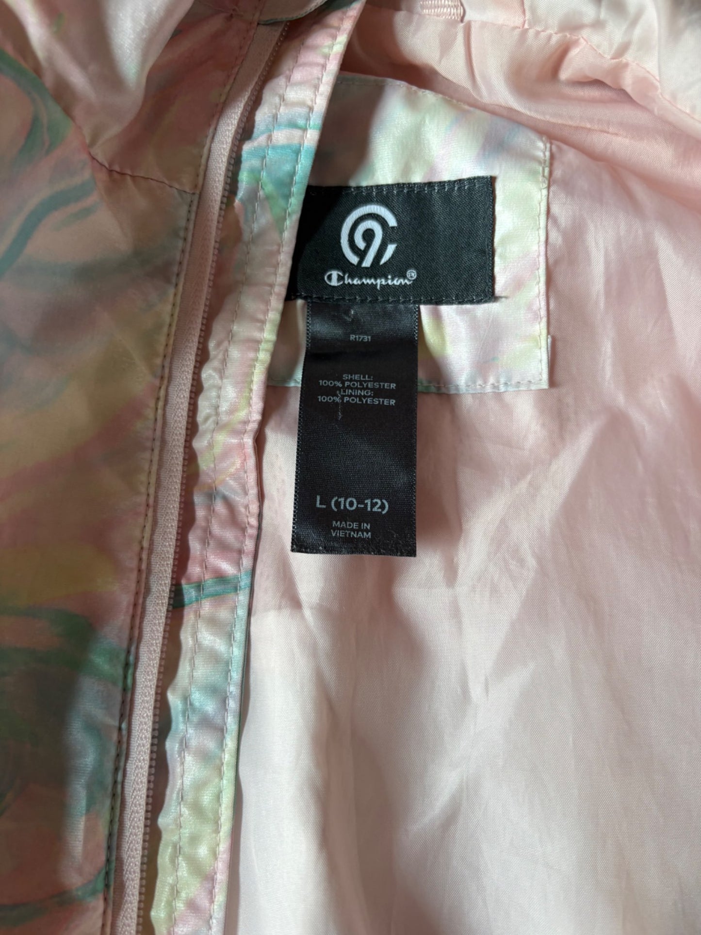 Champion rain jacket large (10-12), Kids 10
