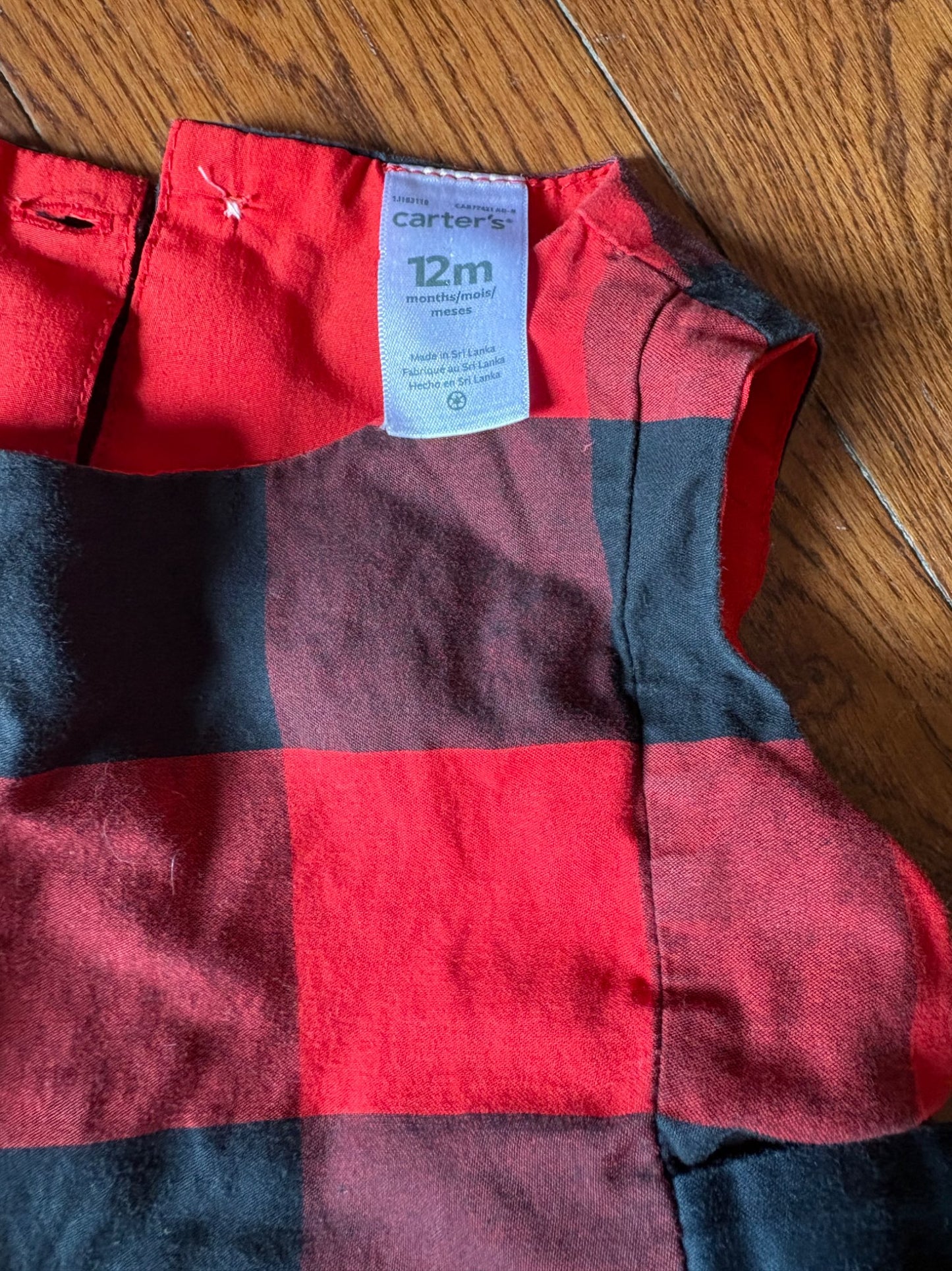 Carters Christmas dress 12 months , Kids 12 Month (9-12M)