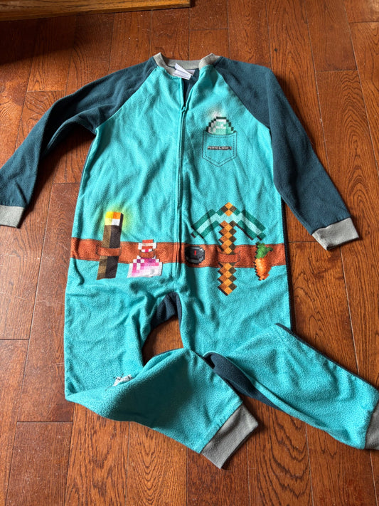 Minecraft Onesie size 6 , Kids 6/6X