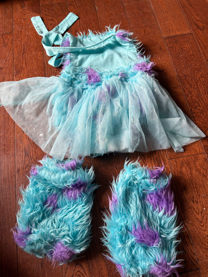 Monsters Inc Sulley Costume 3-6 6-9 months , Kids 6 Month (3-6M)