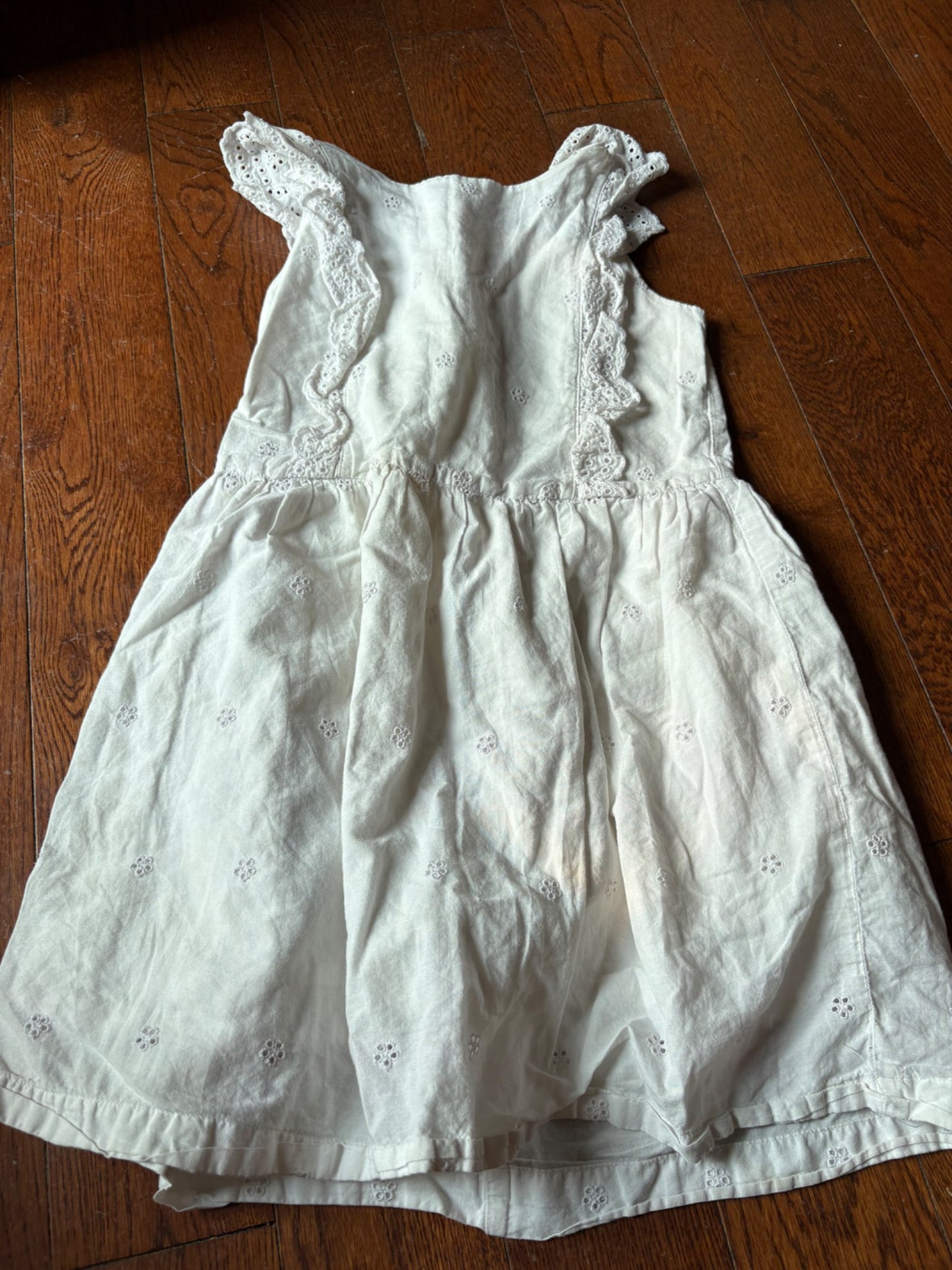 Gap white dress size XS, Kids 5/5T