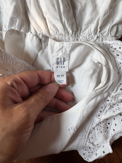 Gap white dress size XS, Kids 5/5T