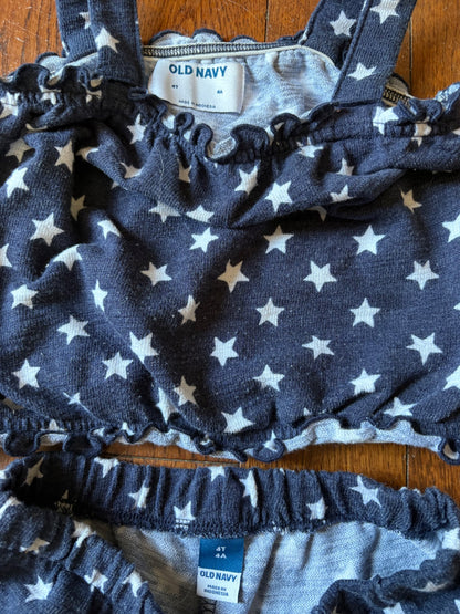 Old Navy Star 2 Piece Set, Kids 4/4T