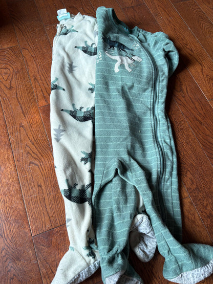 Pekkle Fleece Pjs 12 months , Kids 12 Month (9-12M)