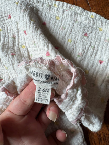 Rabbit Bear 2 piece set 3-6 months , Kids 6 Month (3-6M)