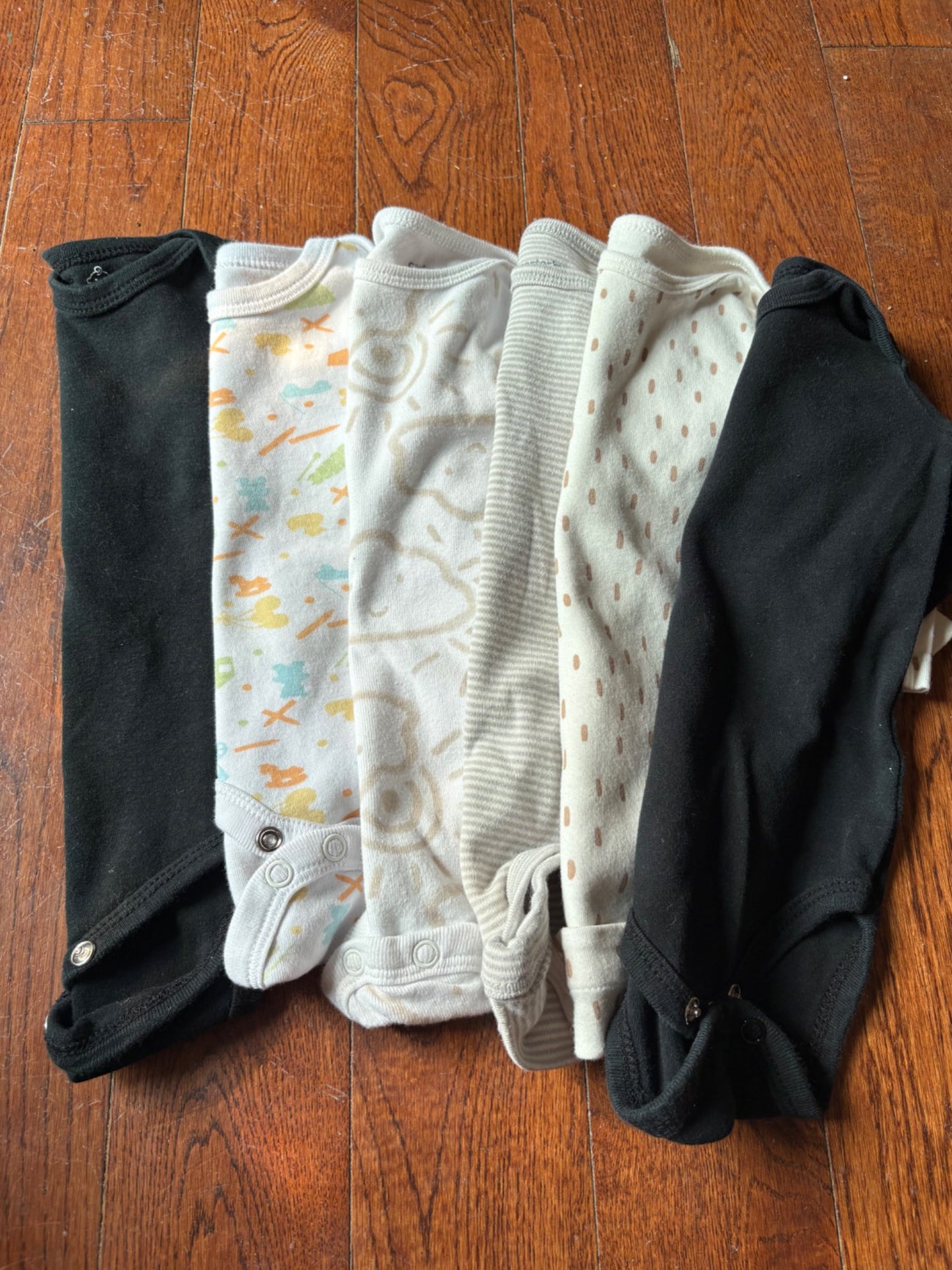 Long Sleeve Onesies 0-3 months , Kids 3 Month (0-3M)