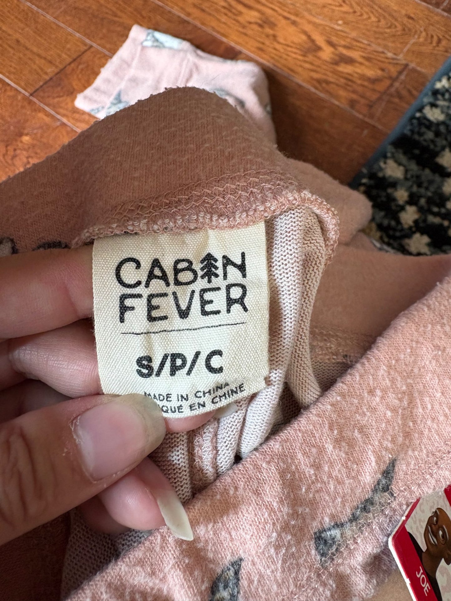 Cabin Fever Cat Pj Pants small , Kids 16