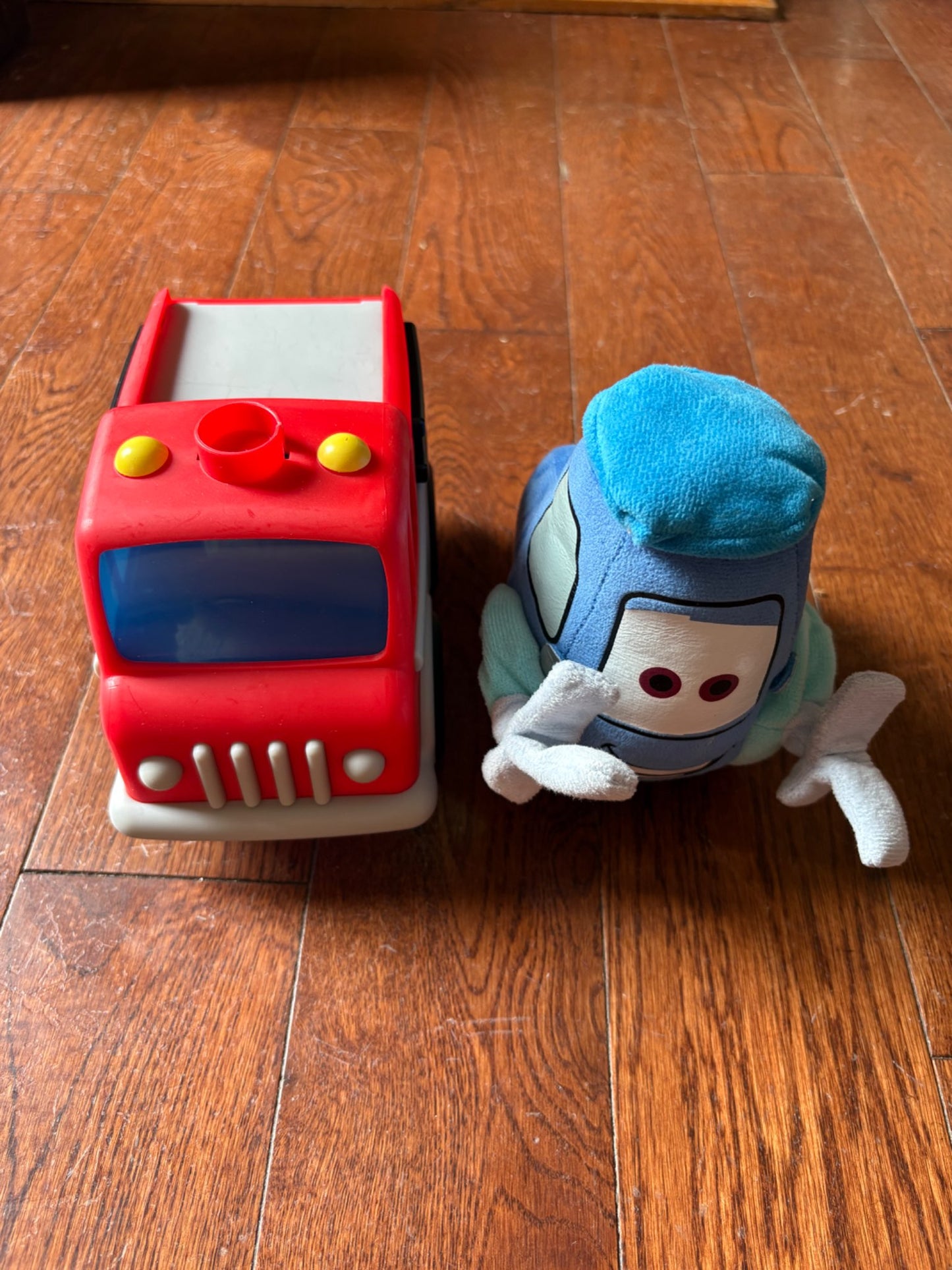Fire truck and airplane toy
