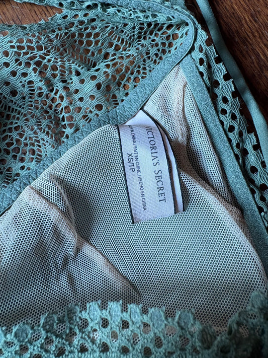 Green bralette XS , Kids 14