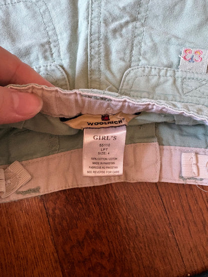 Woolrich Cargo Capri size 4 , Kids 4/4T